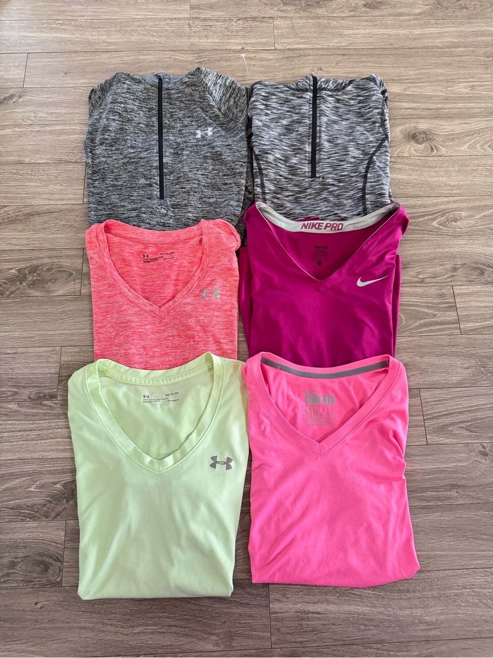 Mixed Brand Women’s Active Tops Pack - Under Armour & Nike - Assorted Colors